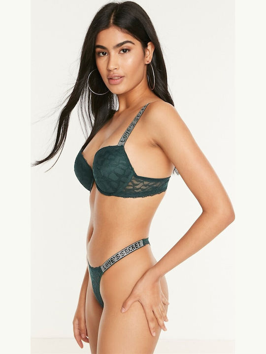 Underwear City Unterwäsche-Set für Damen mit Schlupf Grün