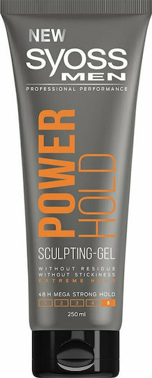 Syoss Men Power Hold Sculpting No7 Gel Μαλλιών 250ml
