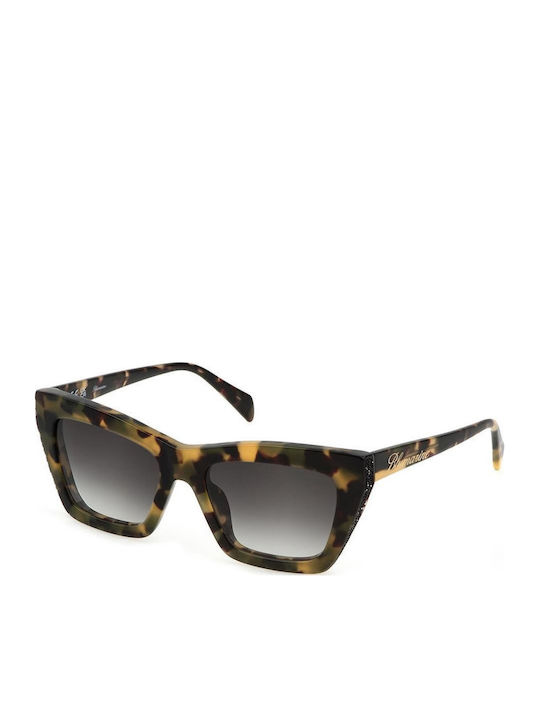 Blumarine Ochelari de soare Maro cu Cadru & Gri Lentilă Blumarine Ochelari de soare Maro cu Cadru & Gri Lentilă