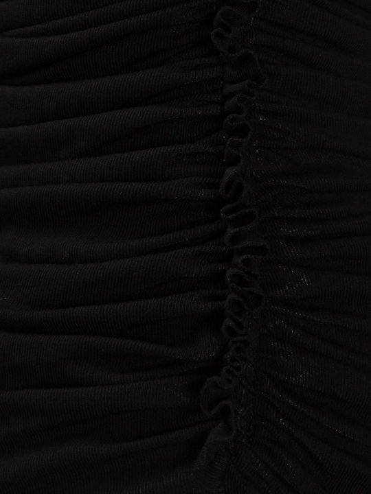 Damen Bluse Langärmelig Schwarz