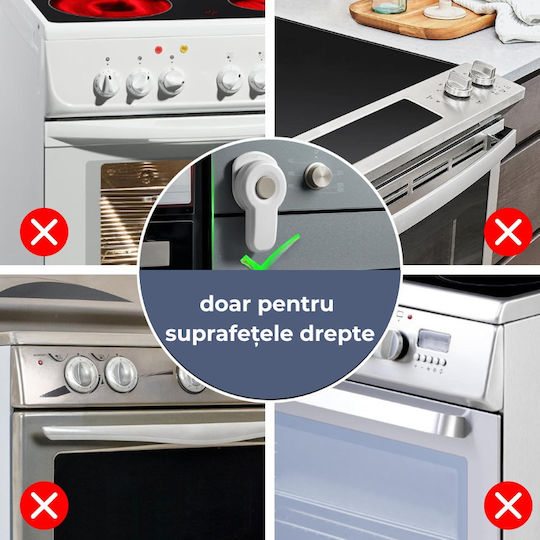 Kidizi Siguranță pentru cuptor Montaj simplu din Plastic 1buc