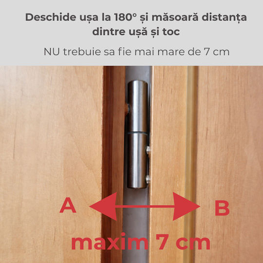 Kidizi Protecție pentru degete împotriva ușilor din Plastic 1buc