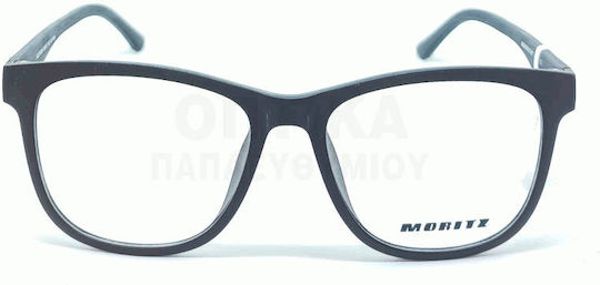 Moritz Prescription Eyeglass Frames Clip-On Mz21909 Qm07 Includes Additional Sun