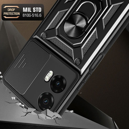 Magnetic Back Cover Μαύρο (Moto G35)