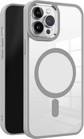 Jaym Stoßstange Hülle iPhone 16 Pro Kompatibel mit Magsafe Stoßfest Grau