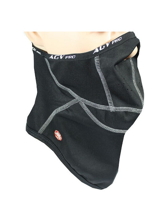 AGVpro Windstopper Neck-20 Шал за Врат за Мотоциклетист Черен Цвят