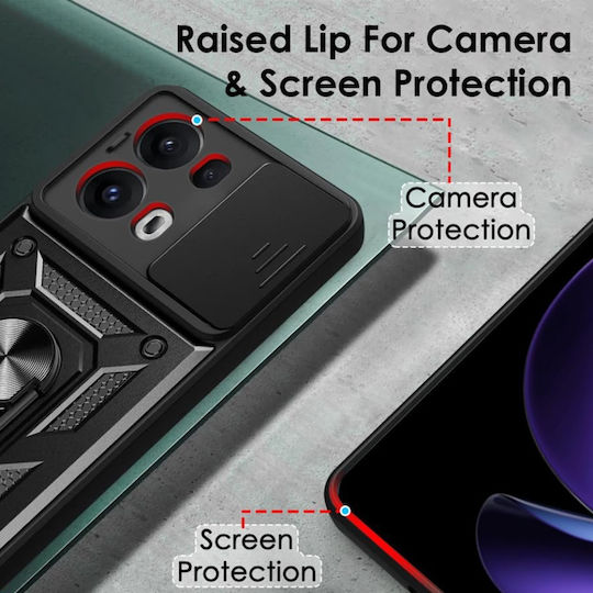 Magnetic Back Cover Black (Oppo Reno13 Pro)