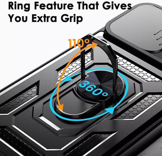 Magnetic Back Cover Black (Oppo Reno13 Pro)
