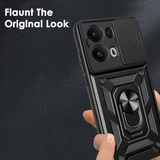 Magnetic Back Cover Black (Oppo Reno13 Pro)