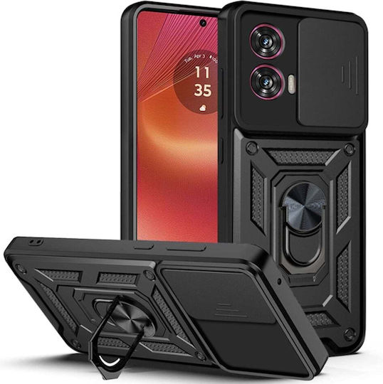 Magnetic Back Cover Negru (Motorola Edge 50 Fusion)