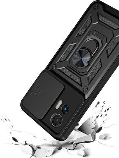 Magnetic Back Cover Negru (Motorola Edge 50 Fusion)