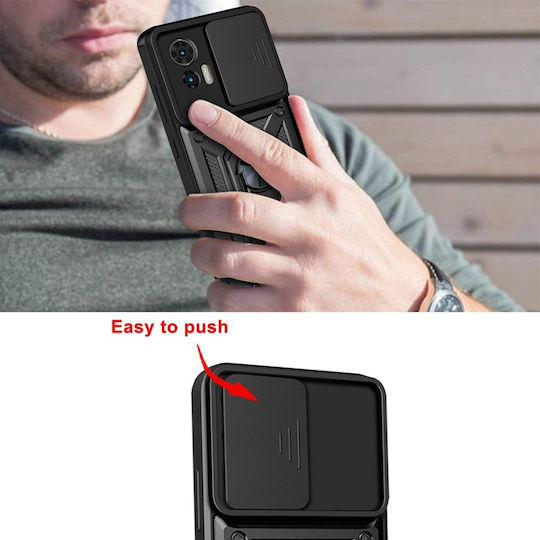 Magnetic Back Cover Negru (Motorola Edge 50 Fusion)