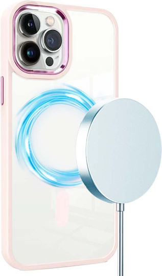 Jaym Stoßstangenhülle für iPhone 16 Pro Magsafe Shockproof Rosa