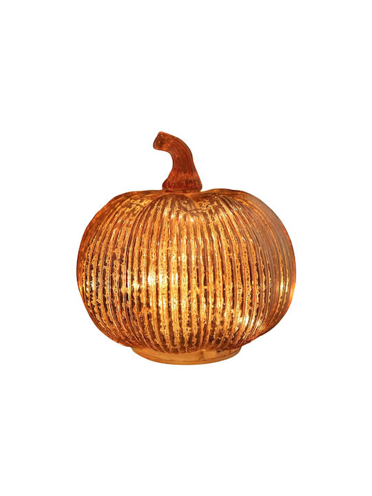 Dekorative Lampe Kürbis mit Fassung für E14 Lampe Rosa