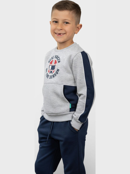 Kids Sweatpants Set Grey 2pcs