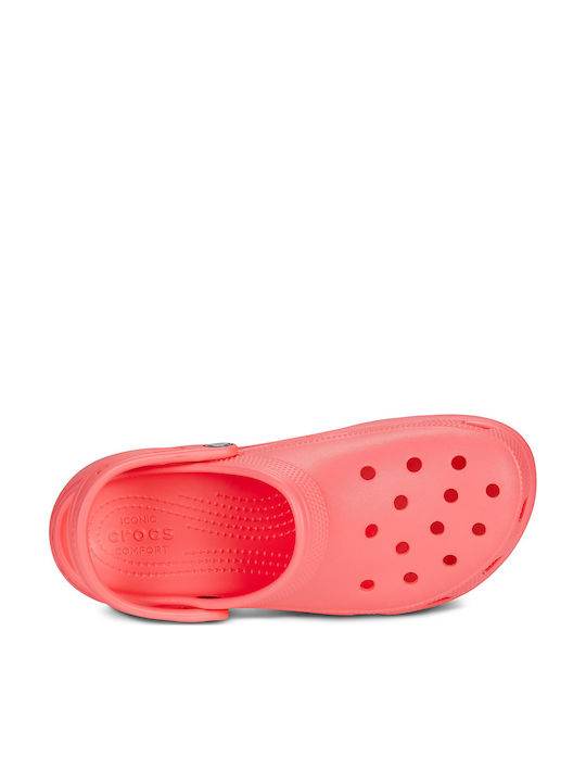 Crocs Classic Platform Clog Femei Sabot Roz