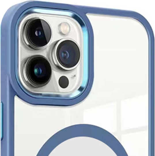Jaym Stoßstange Hülle iPhone 17 Pro / iPhone 16 Pro Kompatibel mit Magsafe Stoßfest Blau