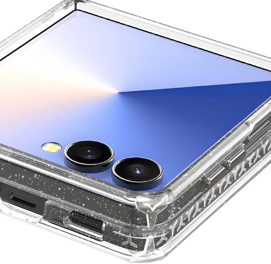 Force Case Double Case Galaxy Z Flip 7 Recycled Glitter Shockproof Sienna