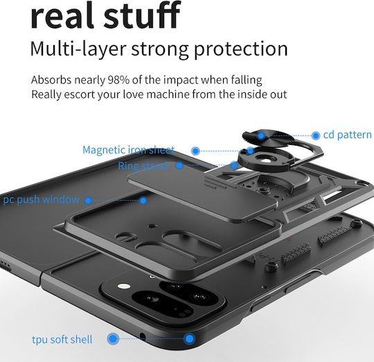 Magnetic Back Cover Μπλε (Google Pixel 9 Pro Fold)