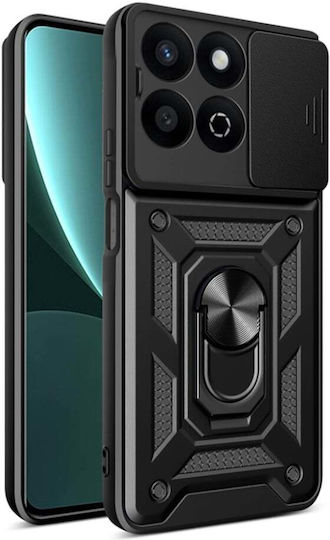 Magnetic Umschlag Rückseite Schwarz (Honor 200 Smart)