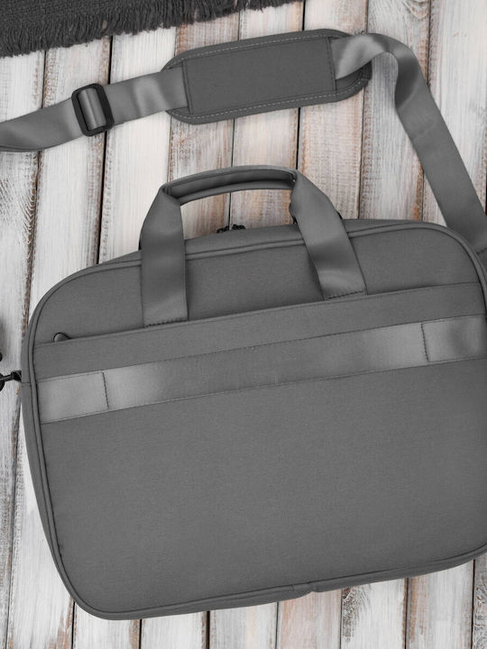 Geantă Laptop Gri Unisex Material Ușor Umăr Paolo Peruzzi As-02-dgr