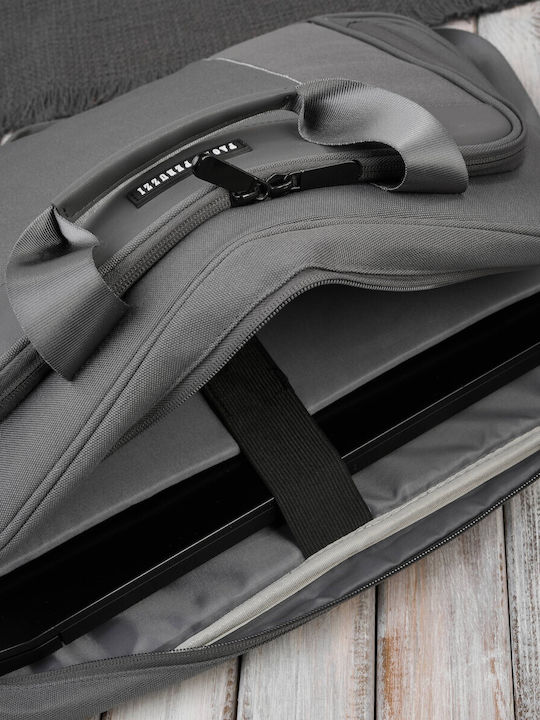 Geantă Laptop Gri Unisex Material Ușor Umăr Paolo Peruzzi As-02-dgr