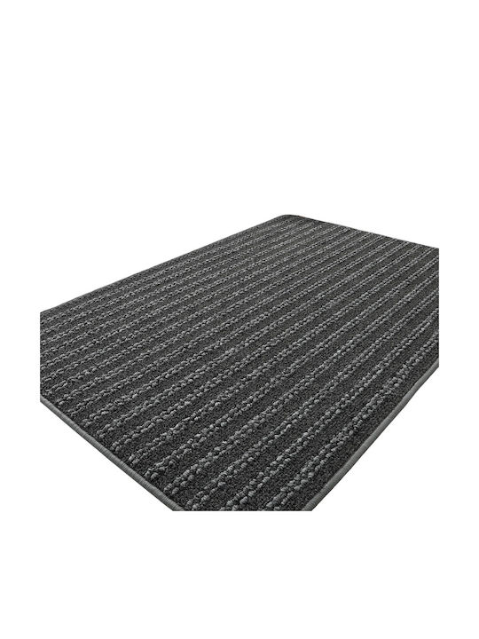 Covor de Intrare Antiderapant Negru 90x60buc