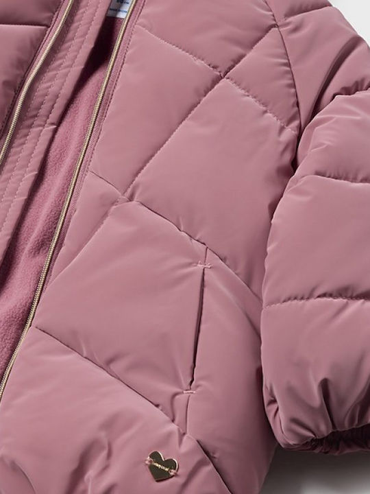 Kids' Casual Jacket with Hood Pink