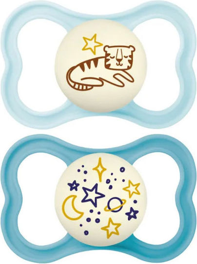 Mam Orthodontic Pacifiers Silicone Night Supreme - N/A for 16+ months 2pcs