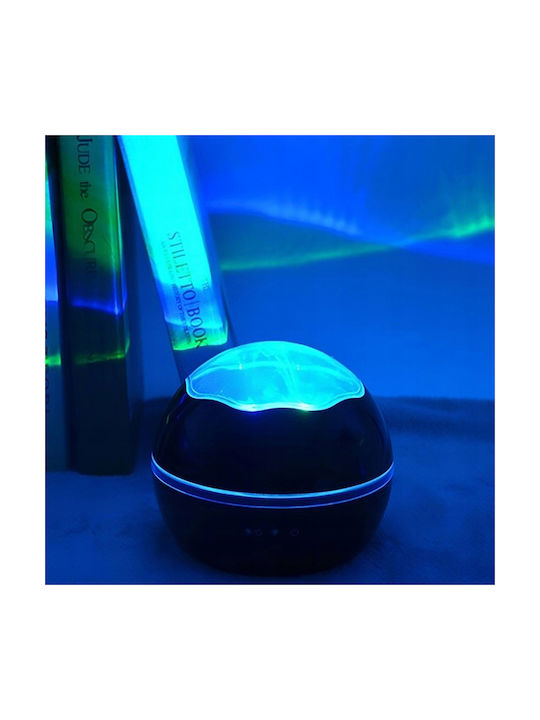 Techkidz Veioză de Noapte cu Efecte de Lumină Proiecție Model Fantasia Negru