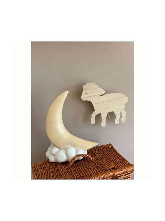 Egmont Led Kids Decorative Lamp Gold 27x15x33εκ.