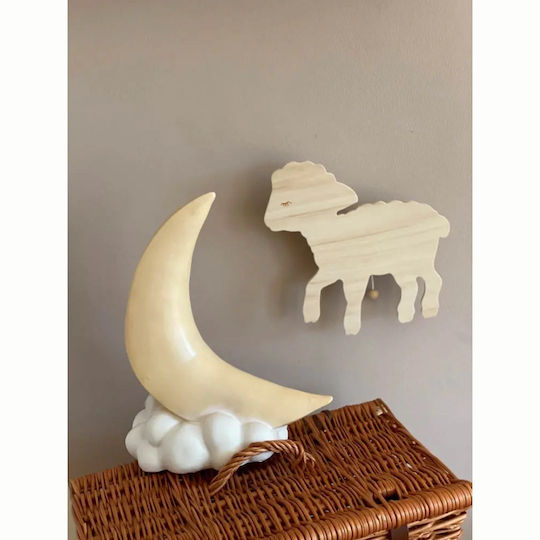 Egmont Lumini LED Lampă decorativă pentru copii Auriu 27x15x33εκ.