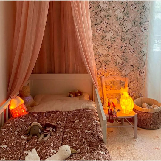 Egmont Lumini LED Lampă decorativă pentru copii Rabbit Alb