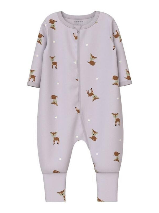 Name It Set Babystrampler Purple 2Stück