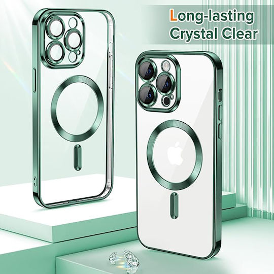 Techsuit Luxury Crystal Umschlag Rückseite Transparent (iPhone 12 Pro Max)