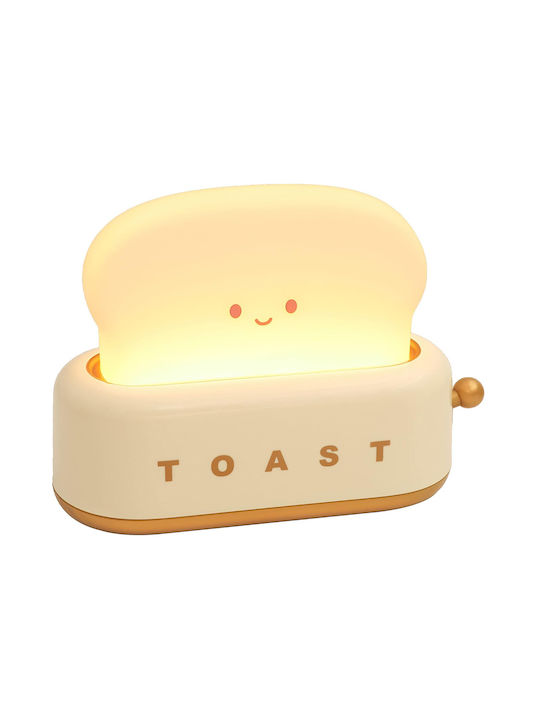 Techkidz Toasted Nightlight Children Morning Model White Yellow