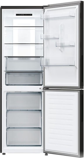 Kühl-Gefrierkombination 355Es NoFrost H185xB59.5xT66.7cm. Schwarz Fresco 500