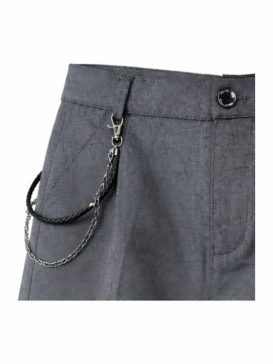Kinderhose Stoff Grau