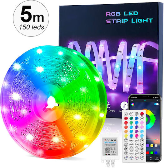 Avizar 150 Led Rgb Bluetooth Connected Waterproof Ribbon Light Ip65 5m Multicolour