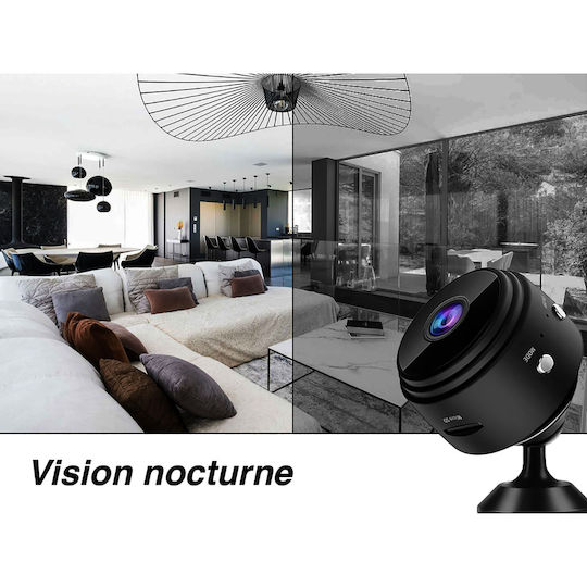 Avizar Wireless 1080p Spy Camera Motion Detection Model Xspy Black