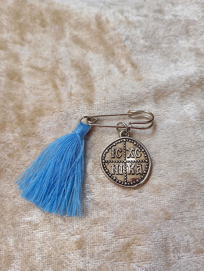 By Anastasia's Art Creations Μαρτυρικό Βάπτισης mit Anhänger Metallisch Silber 50Stück