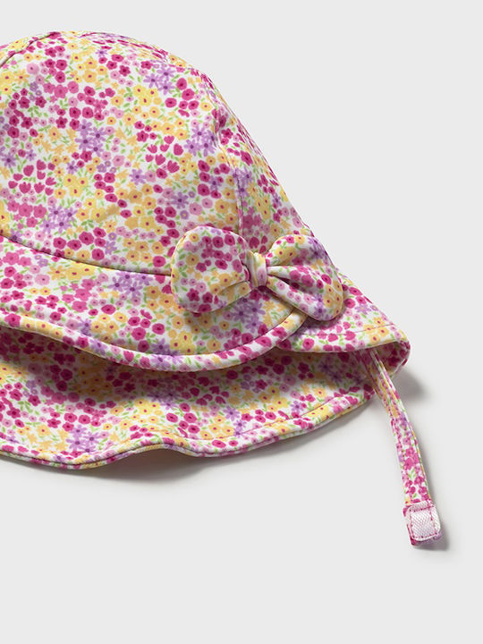 Mayoral Παιδικό Μαγιό Σετ με Καπέλο Ροζ