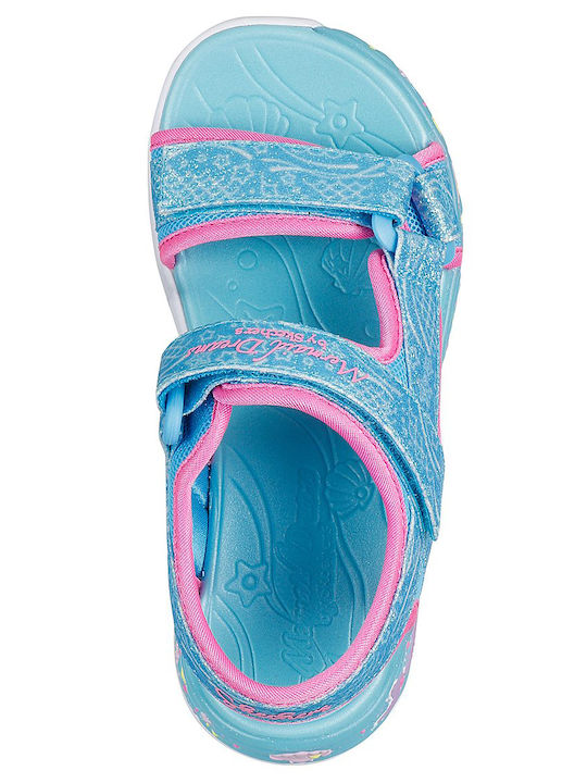 Skechers Παιδικά Πέδιλα Μπλε