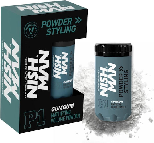 Пудра За Коса Nishman Mattifying Volume Powder P1 Light Hold Gum Gum