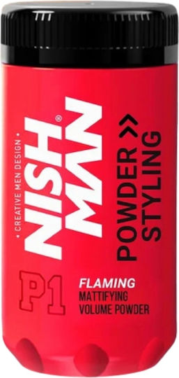 Pudră Pentru Păr Nishman Mattifying Volume P1 Fixare Ușoară Flaming