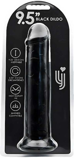 Loving Joy Realistisches Dildo mit Saugnapf Schwarz