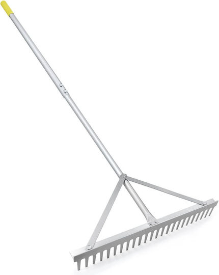 Aluminum Rake 24 Teeth Bow Rake with Handle