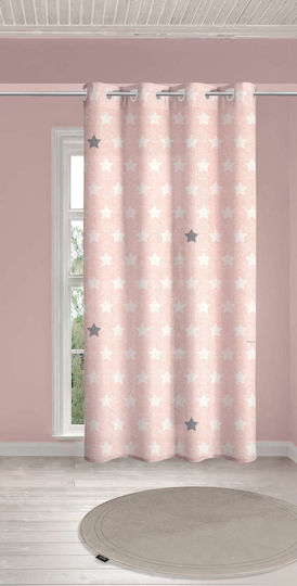 Saint Clair Kids Grommet Top Curtain Pirineo Pink ΑΠ5206480416361 160x240cm