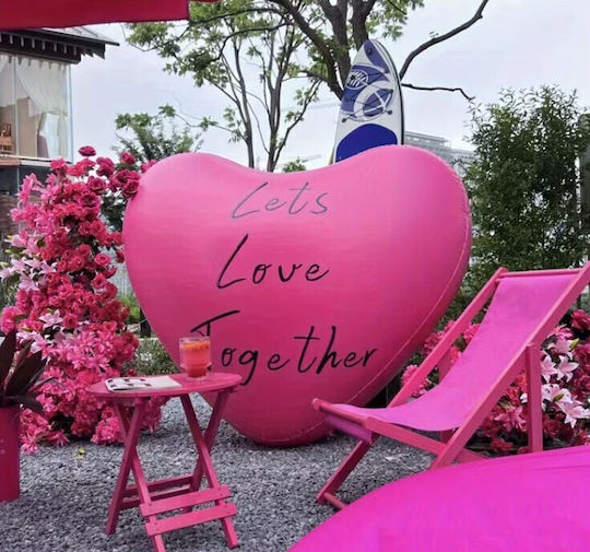 1 Piece Large Pink Heart Balloon