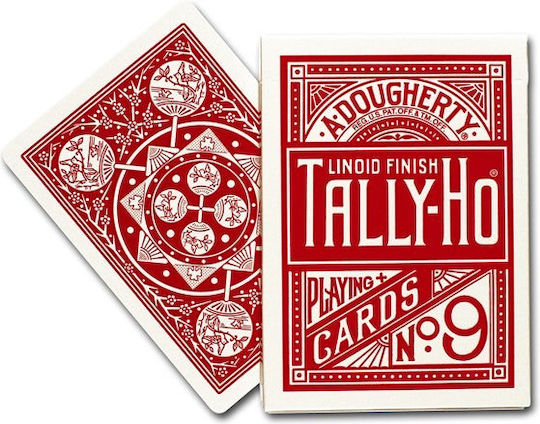 Bicycle – Tally-ho Fan Back Playing Cards Red Blue